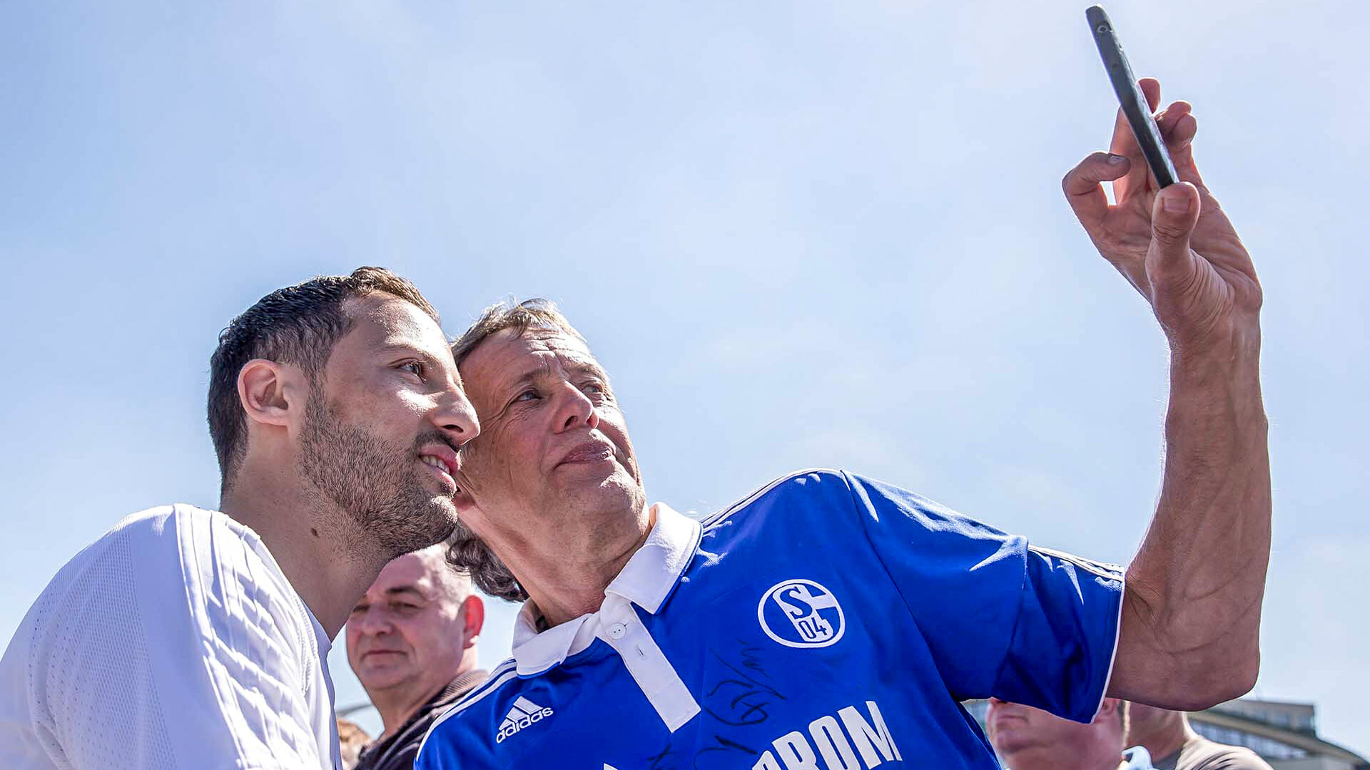 Domenico Tedesco und Fans