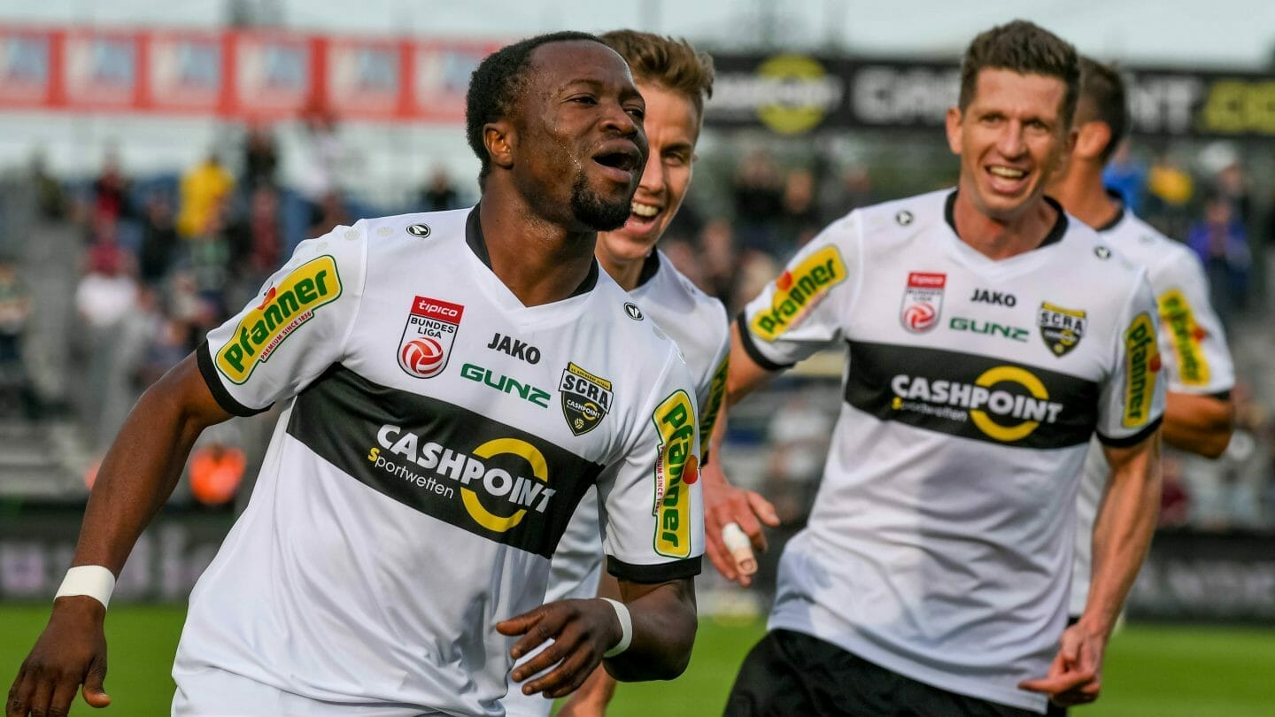 Bernard Tekpetey trifft für Altach