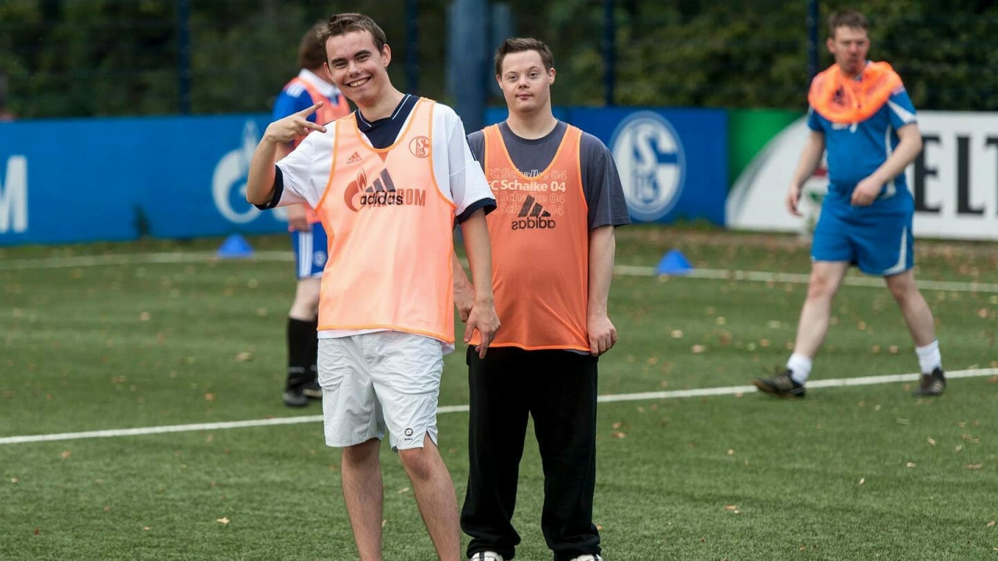 Training für Fans mit Behinderung