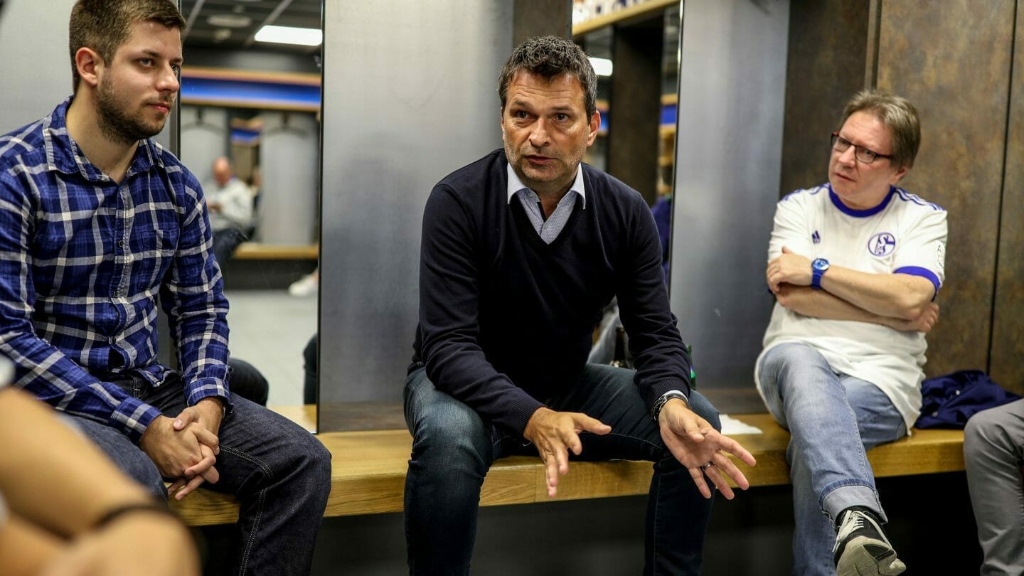 Intensiver Austausch beim Kabinengespräch mit Christian Heidel