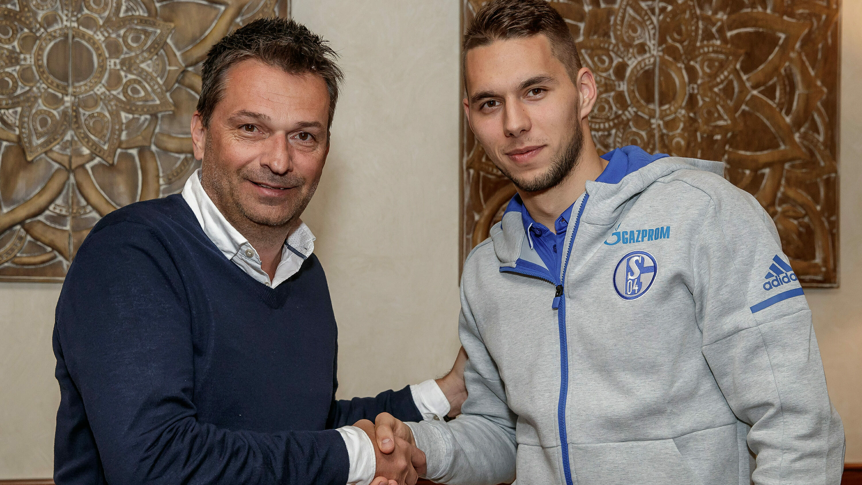 Christian Heidel und Marko Pjaca