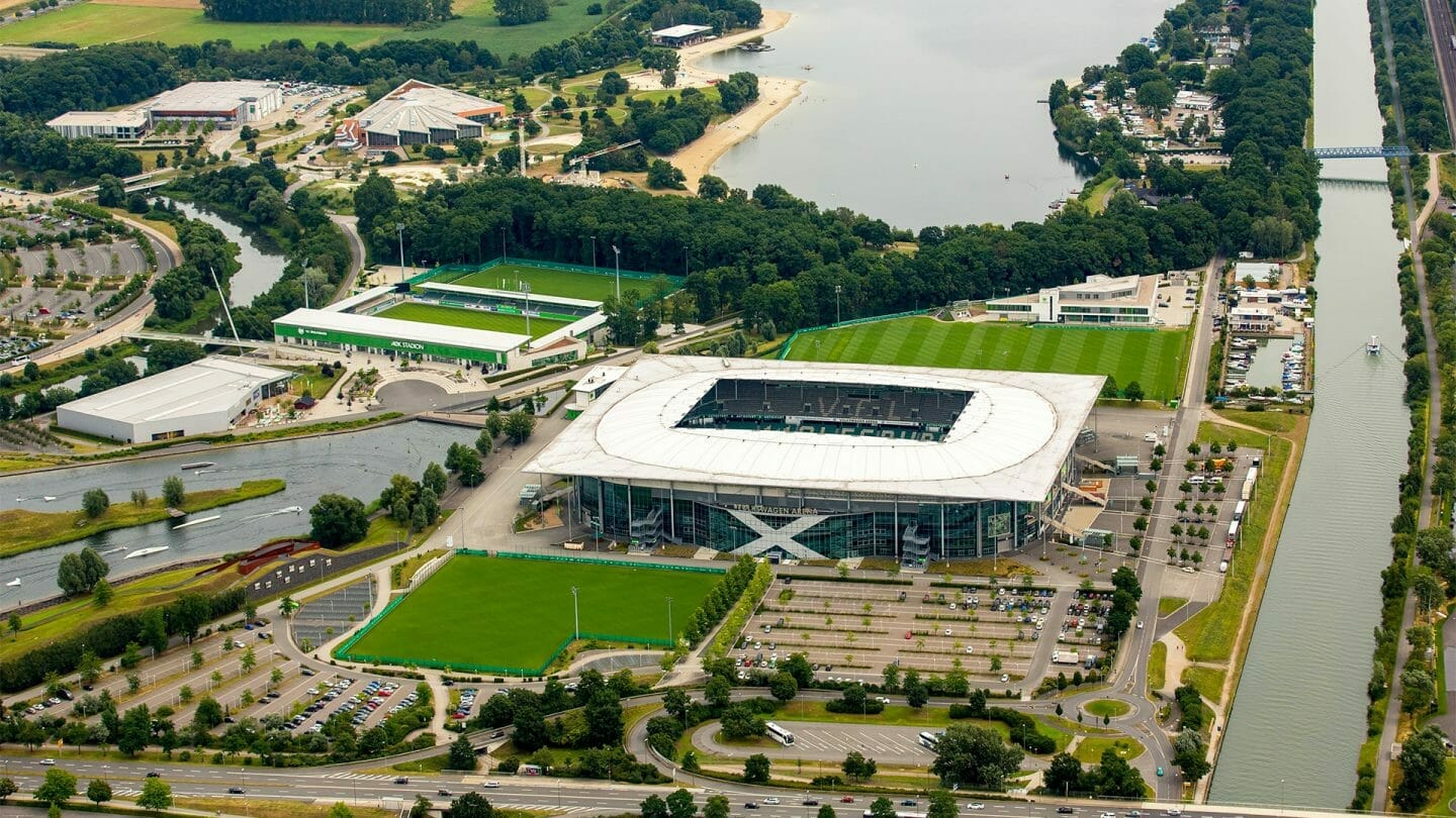 Luftbild Volkswagen Arena