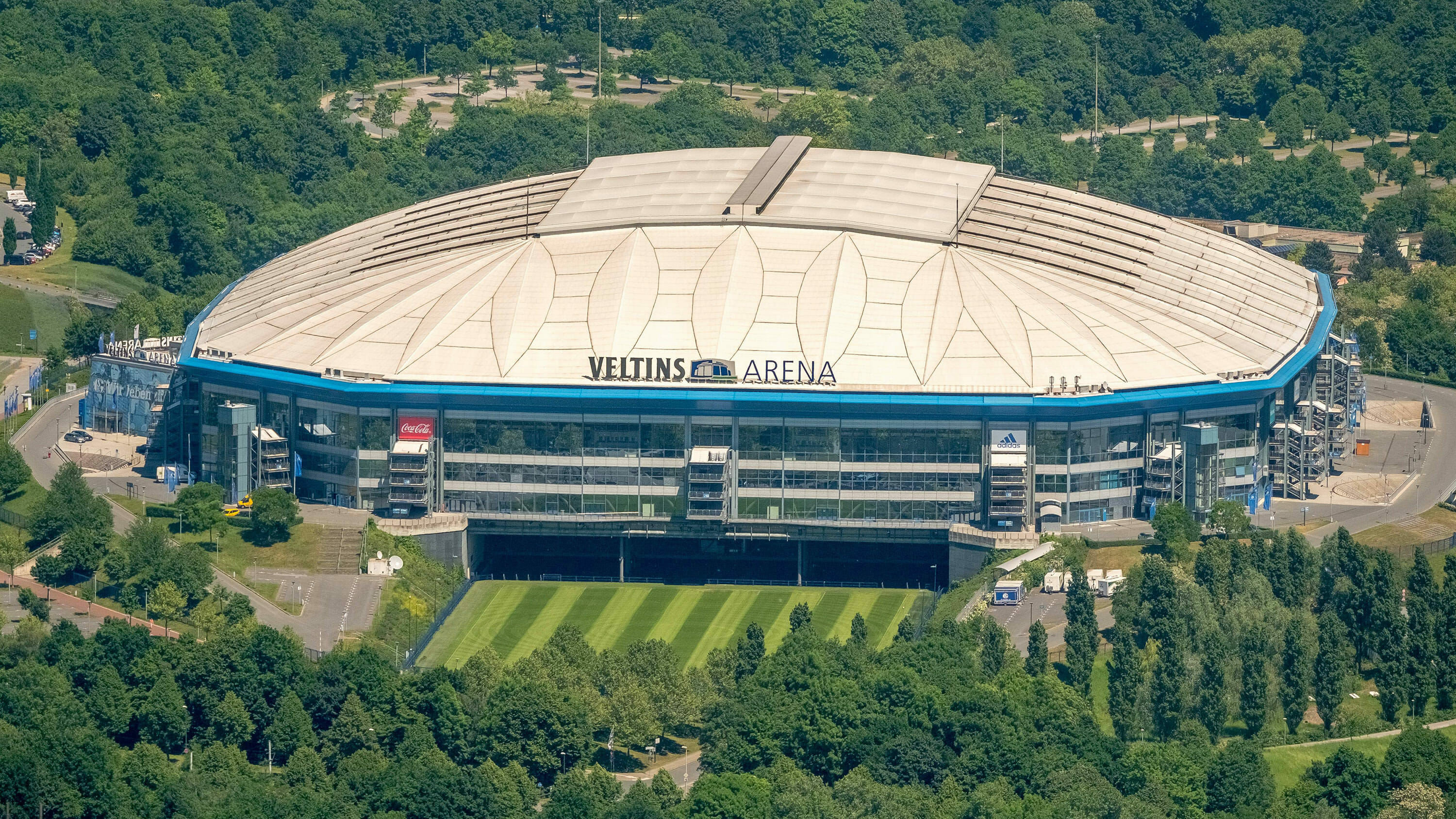 VELTINS-Arena, Luftbild
