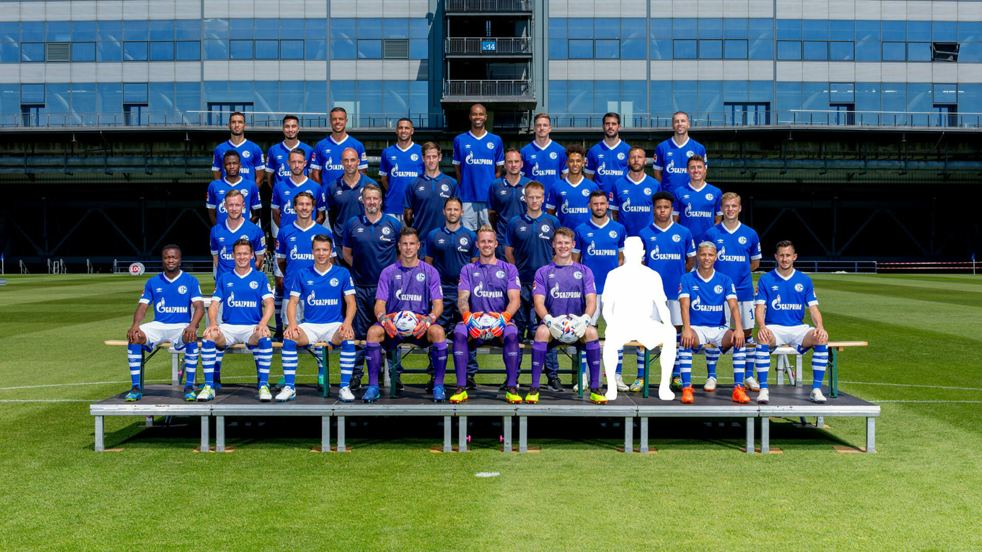 Veltins-Mannschaftsfoto auf Schalke