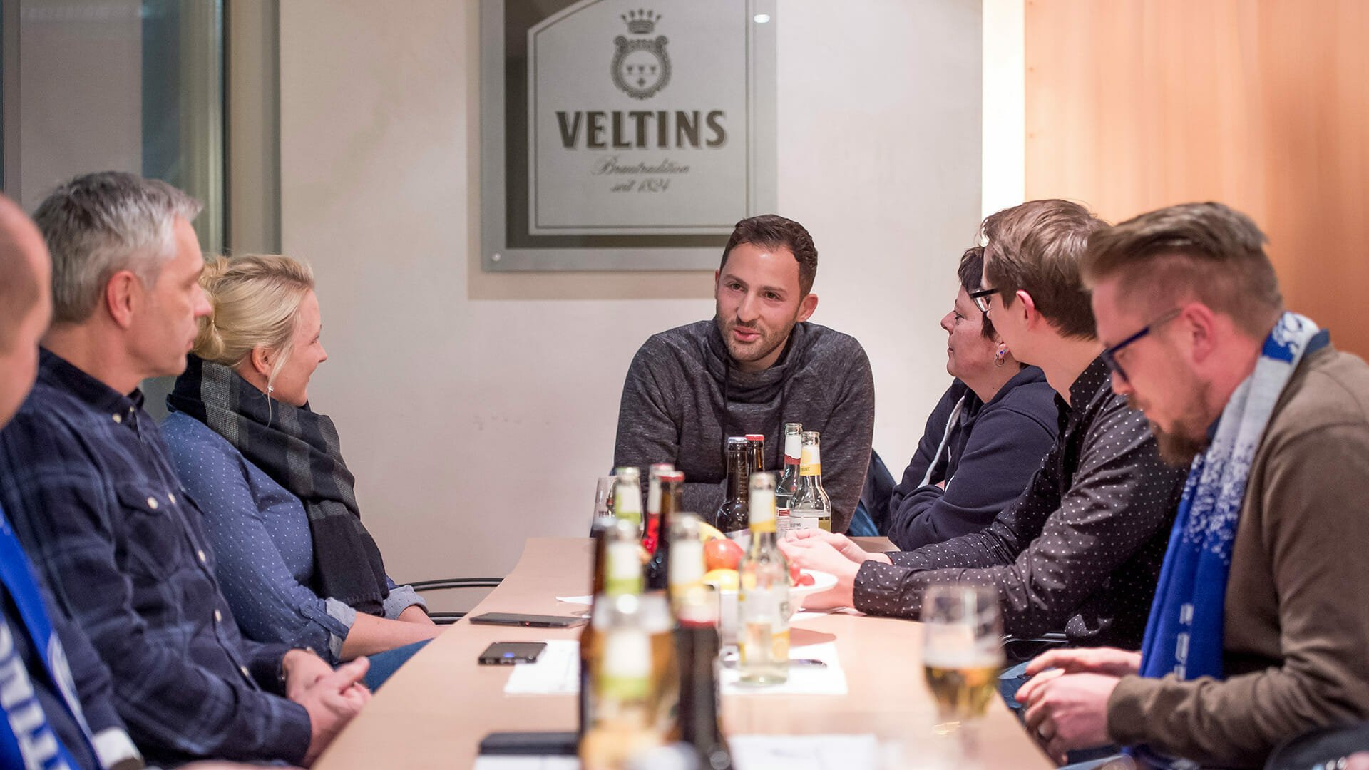 Veltins-Fanaktion mit Tedesco