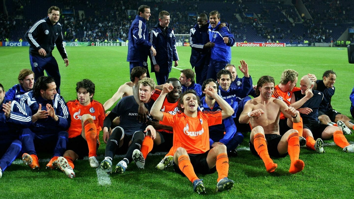 Schalke-Jubel in Porto 2008