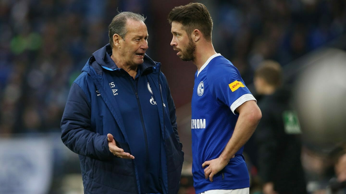 Huub Stevens und Mark Uth