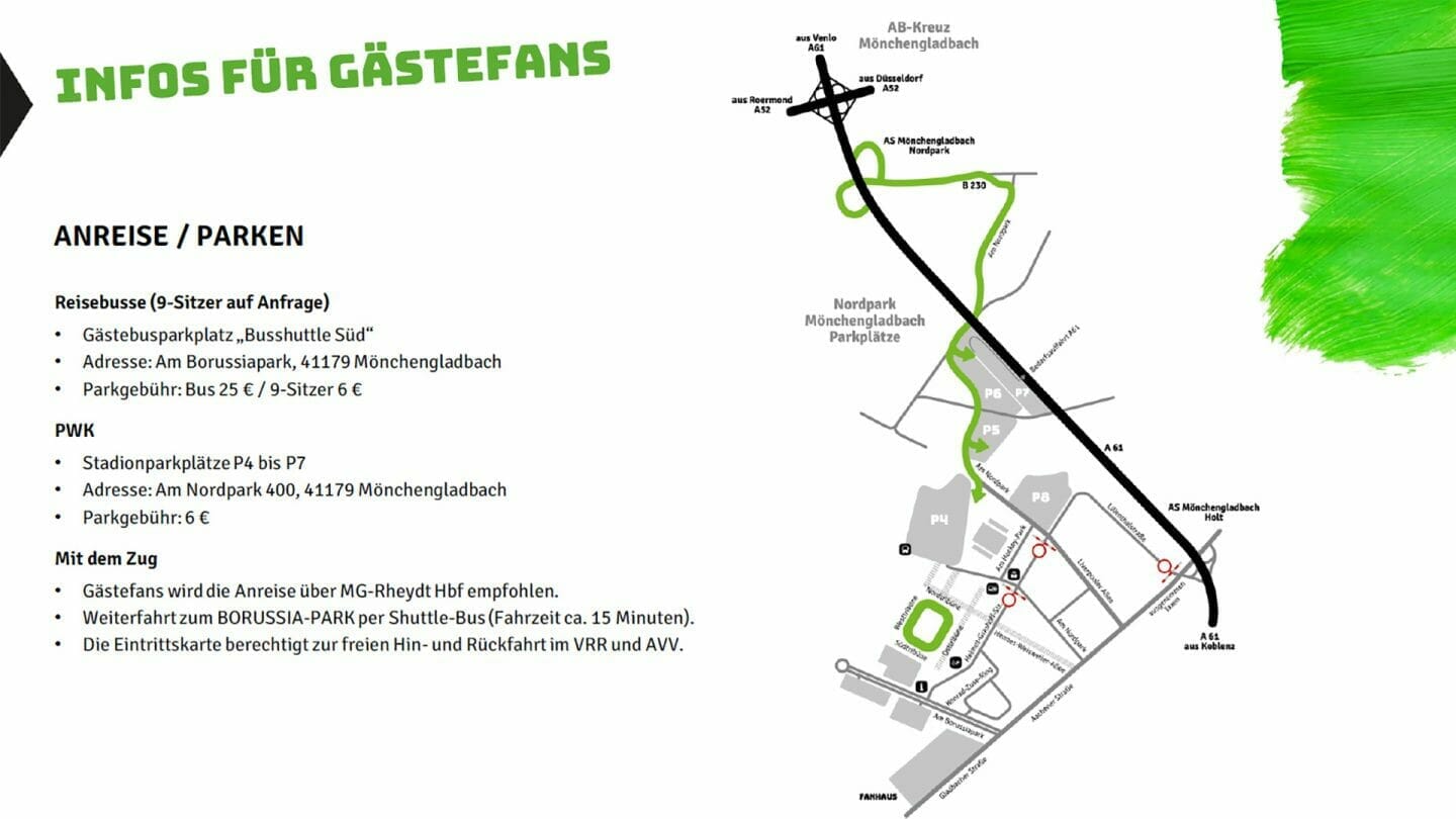 Anreiseplan Borussia-Park