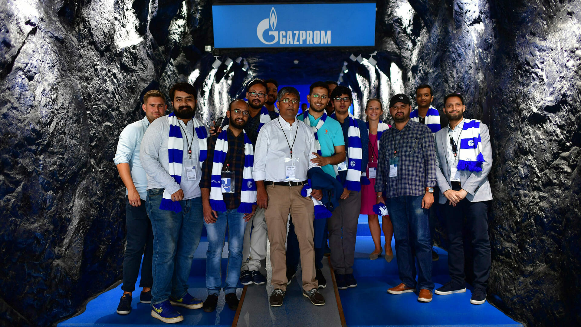 Indian media associates visit Schalkes first home game