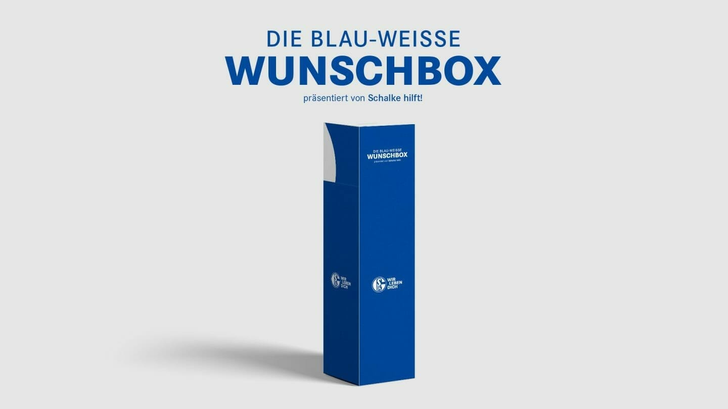 Die blau-weiße Wunschbox