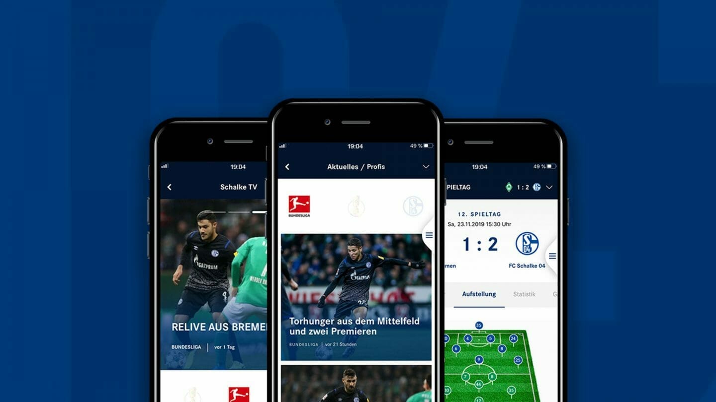 Schalke 04 App optimiert – Noch schneller, noch einfacher!