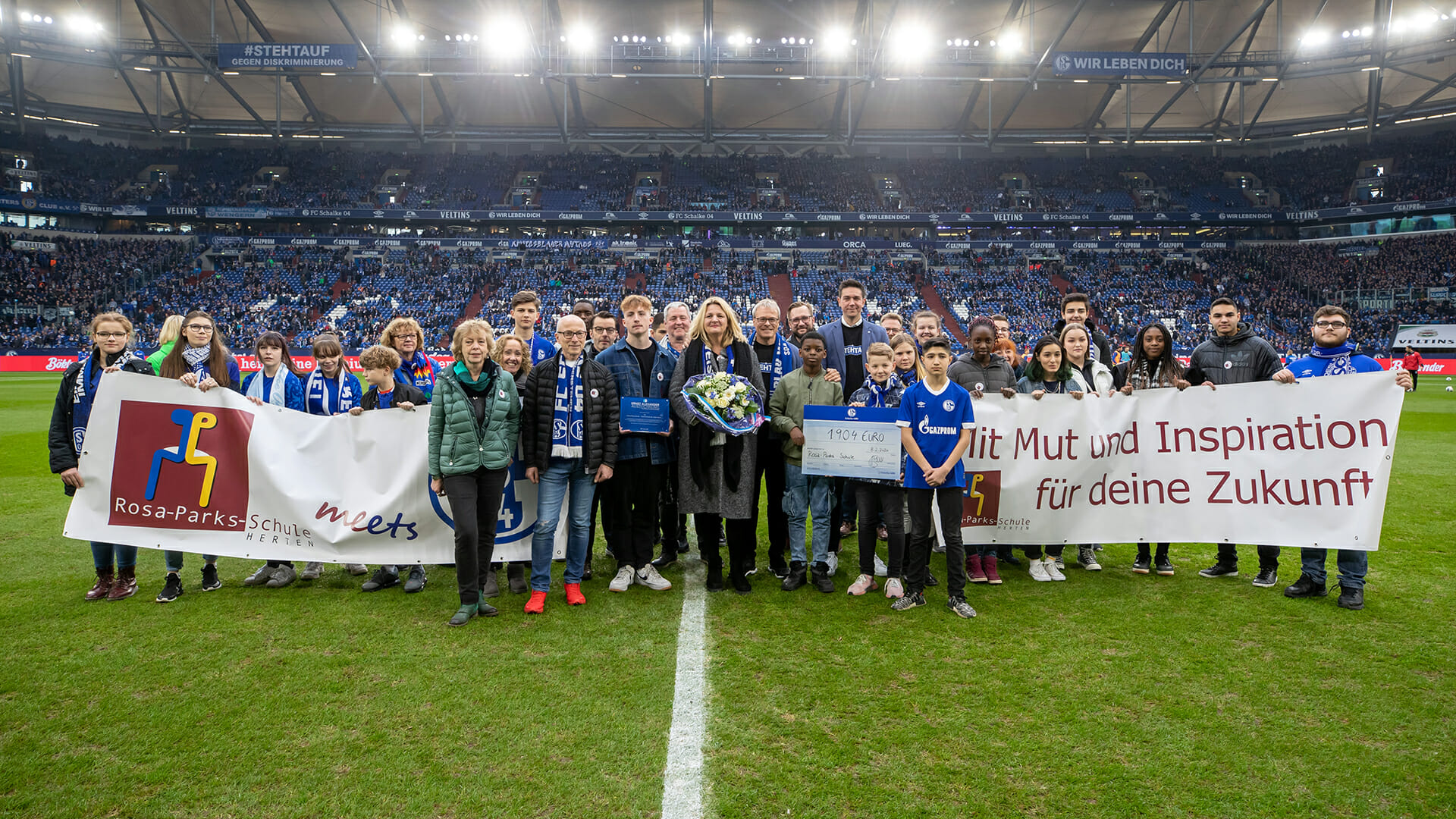 FC Schalke 04, SC Paderborn 07, #STEHTAUF, Schalke hilft, 08.02.