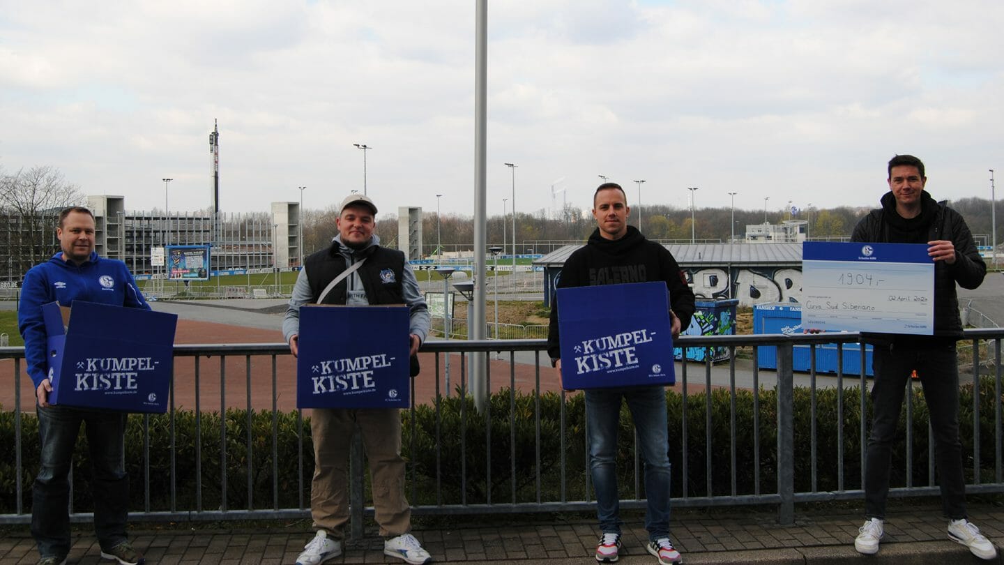 #NurImWir: Schalke hilft! und UGE spenden Kumpelkisten nach Salerno