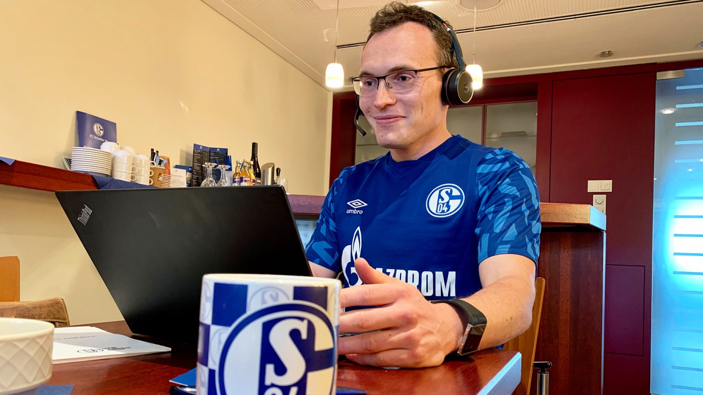Ein ganz besonderer Arbeitstag für Schalke-Fan Lukas Termath