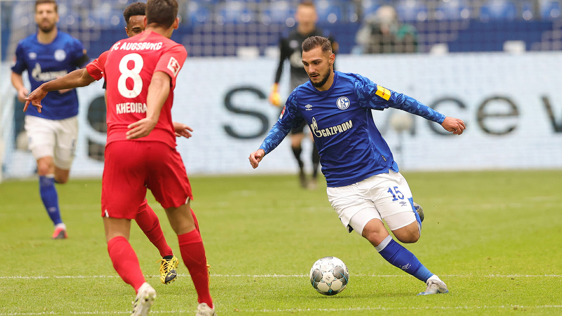 Ahmed Kutucu im Spiel gegen Augsburg