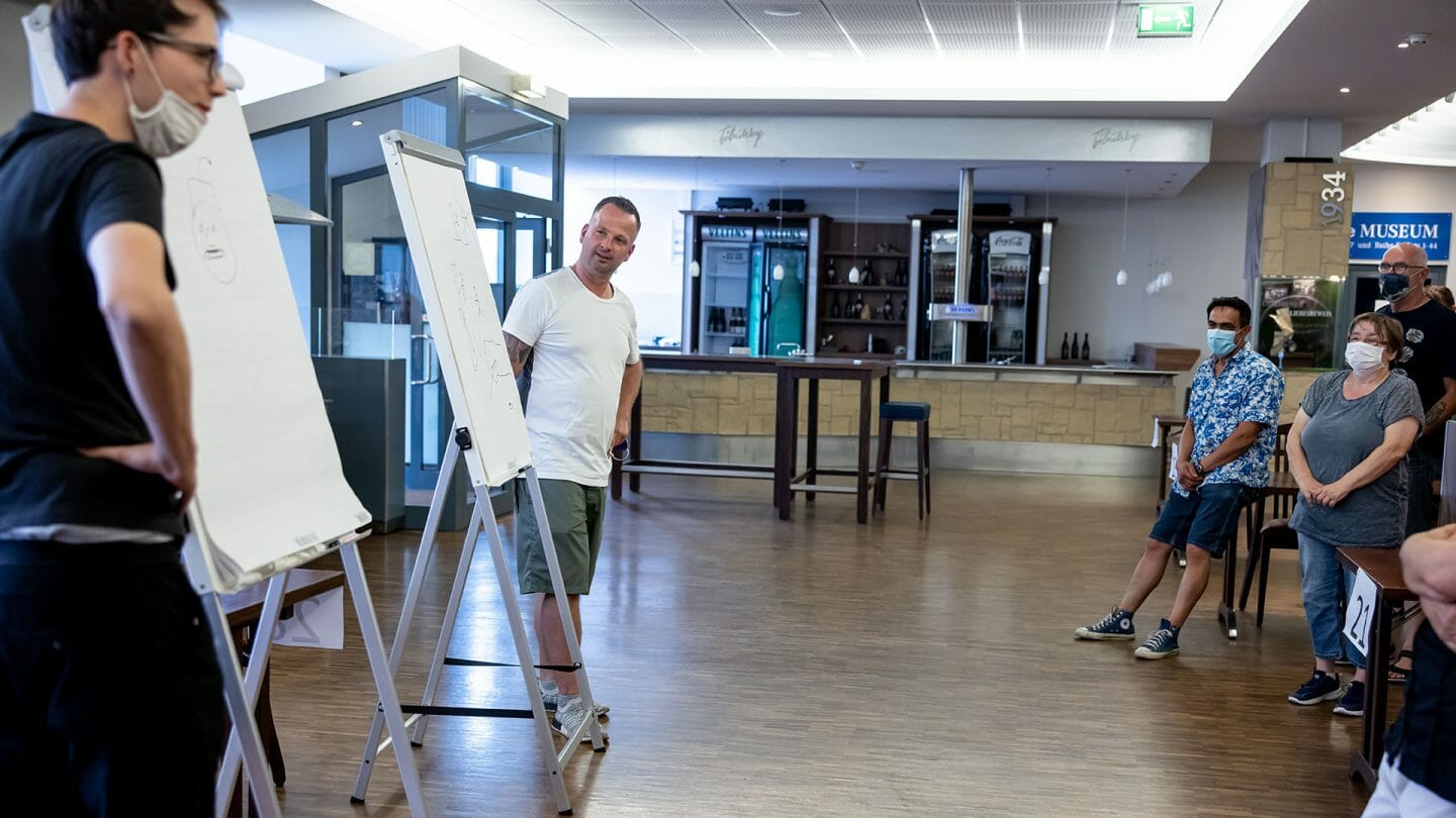 Antidiskriminierungs-Workshop mit den Schalker Volunteers