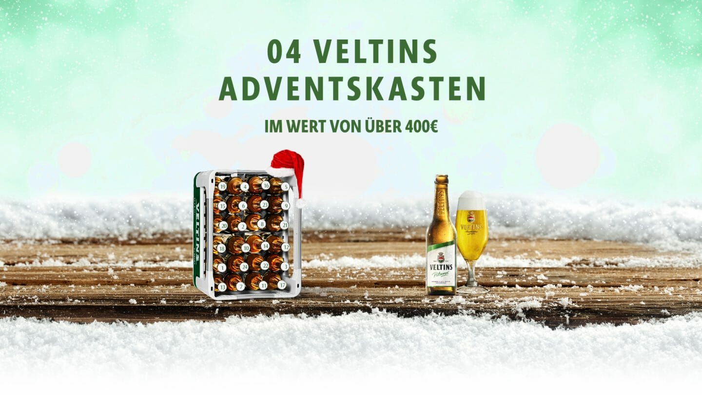 04 VELTINS-Adventskästen zu gewinnen