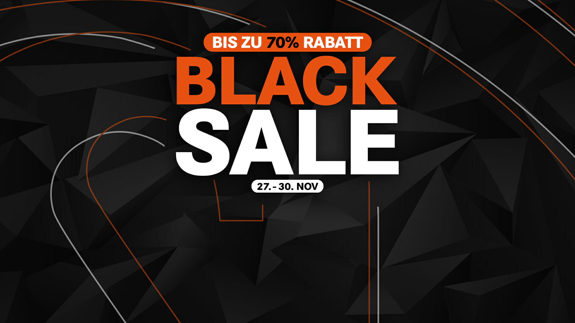 Black Sale: 04 Tage bis zu 70 Prozent sparen