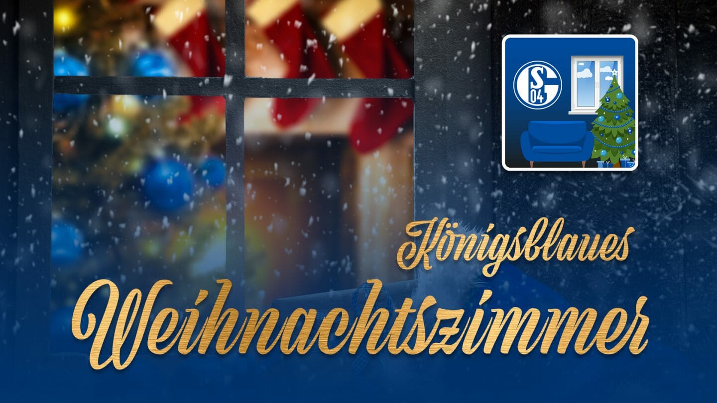 Königsblaues Weihnachtszimmer