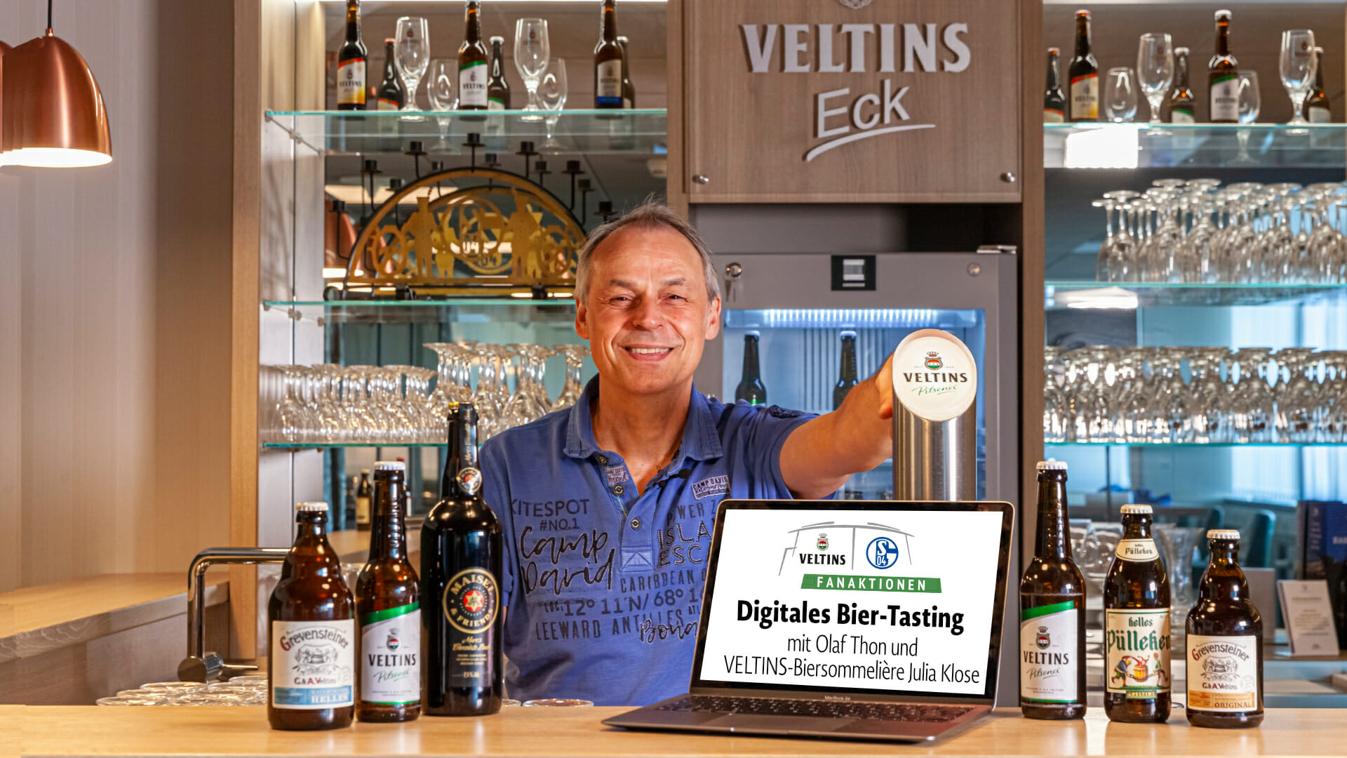 VELTINS Bier-Tasting mit Olaf Thon