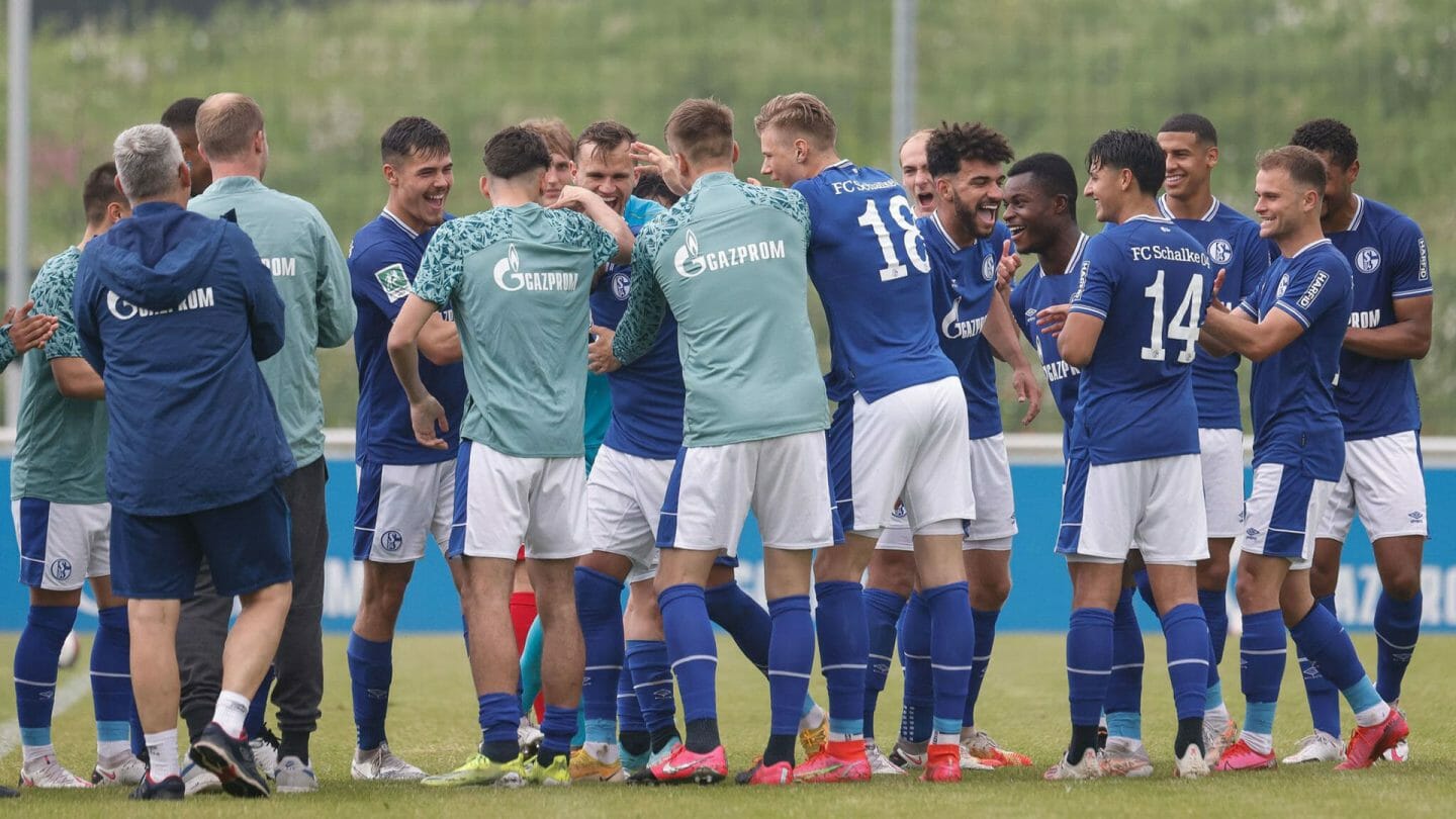 Schalke U23-Jubel