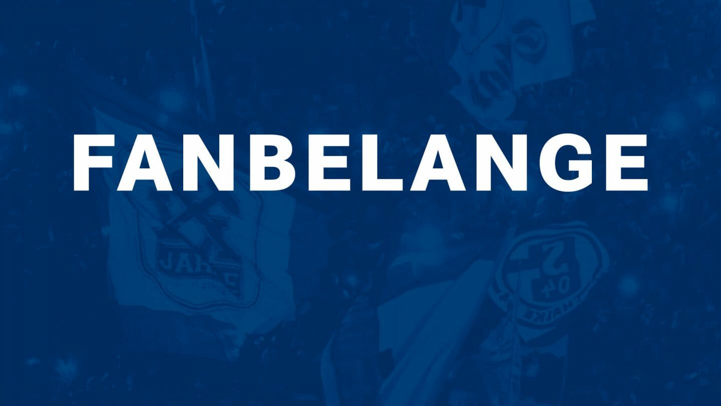 Alle Infos rund um das Thema Fanbelange