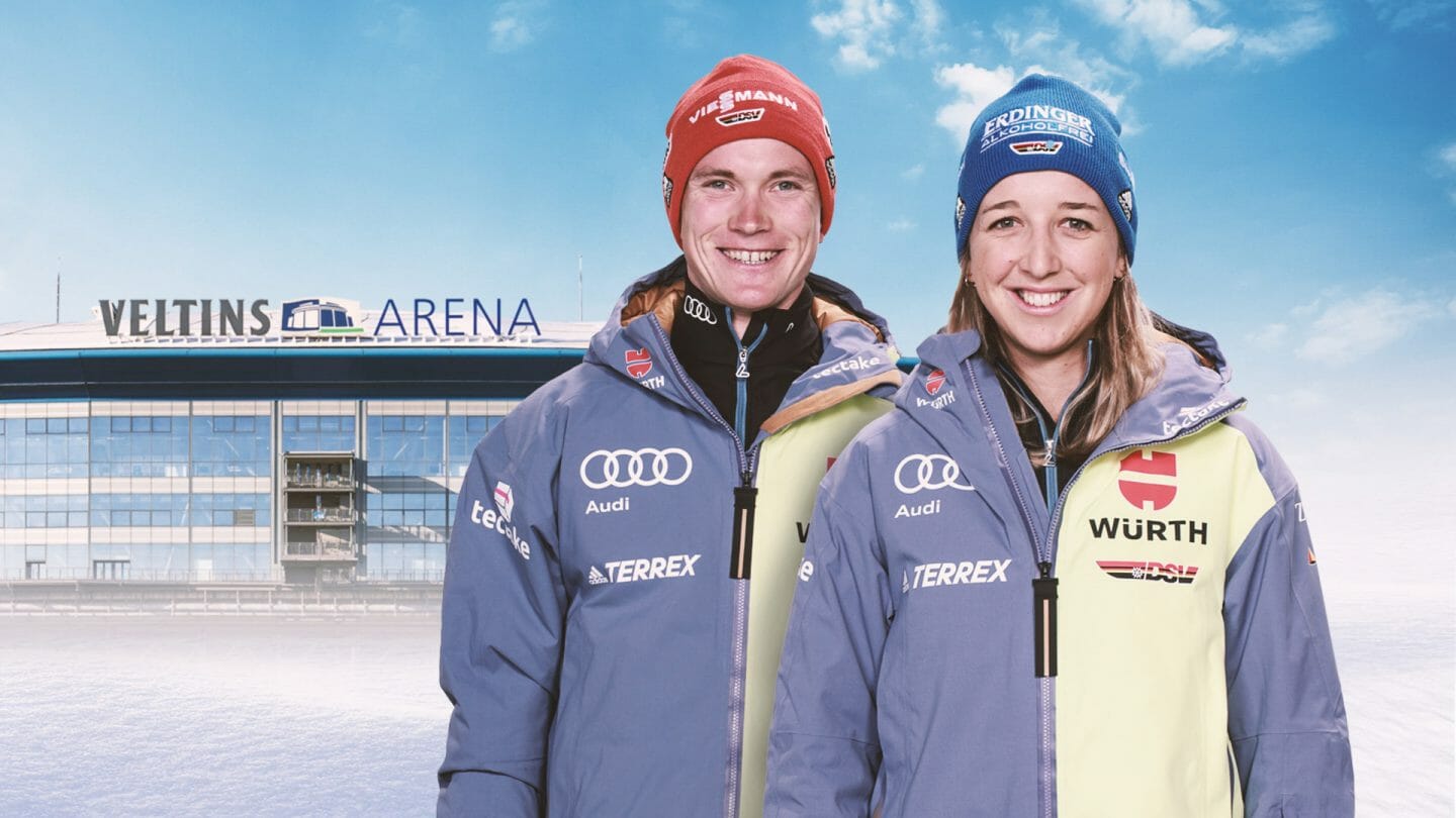 Doll und Preuss starten gemeinsam beim Biathlon auf Schalke