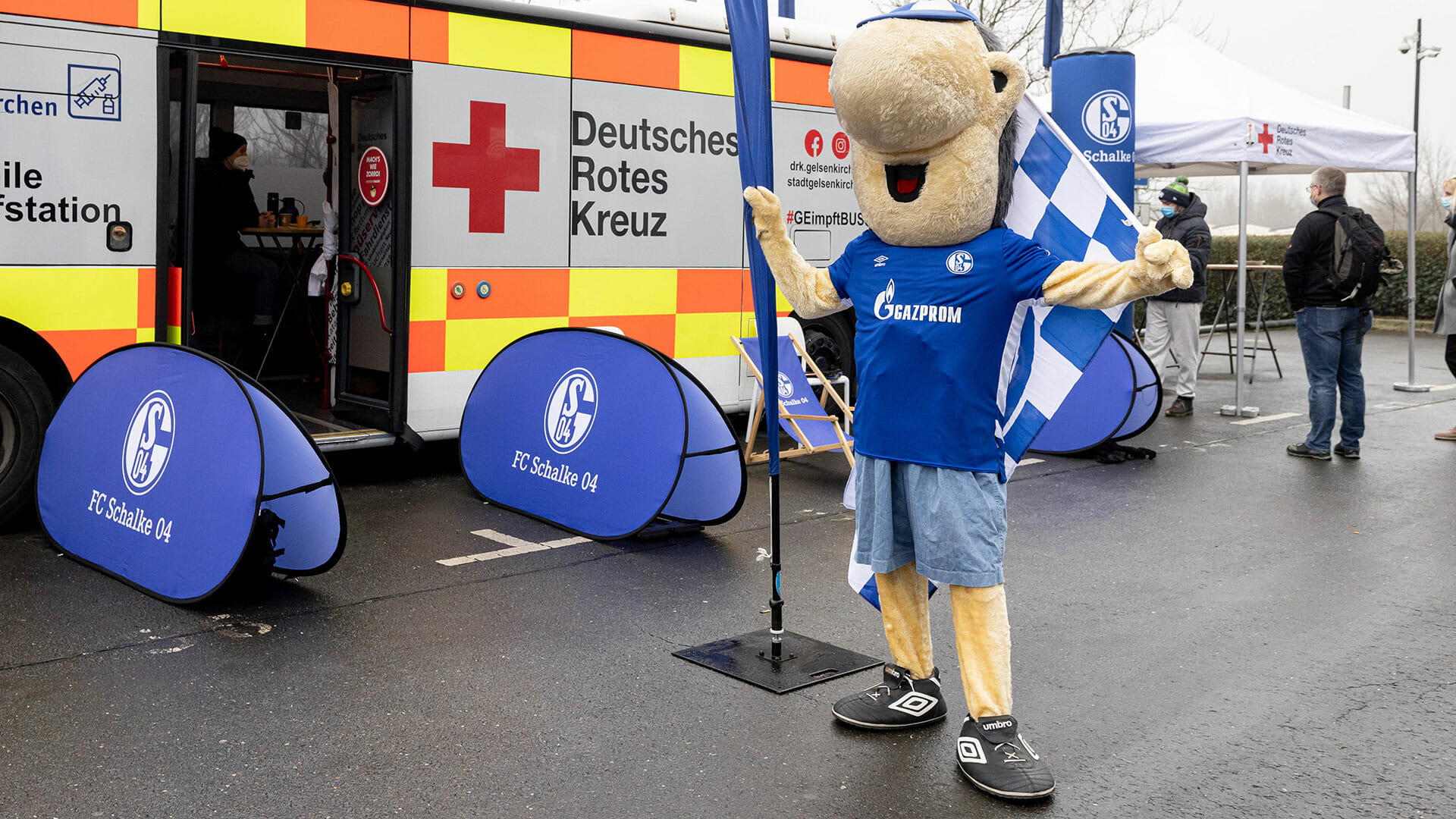 Impfaktion auf Schalke