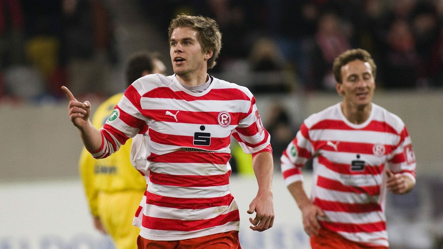 Simon Terodde im Düsseldorf-Trikot