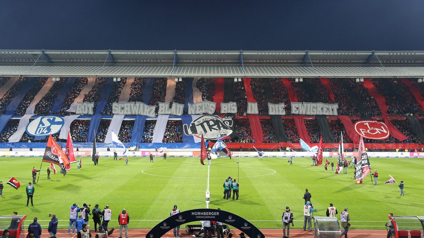 Choreo beim letzten Spiel in Nürnberg