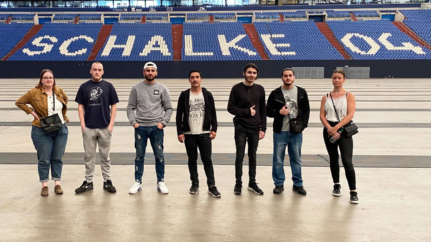 Joblinge zu Besuch auf Schalke