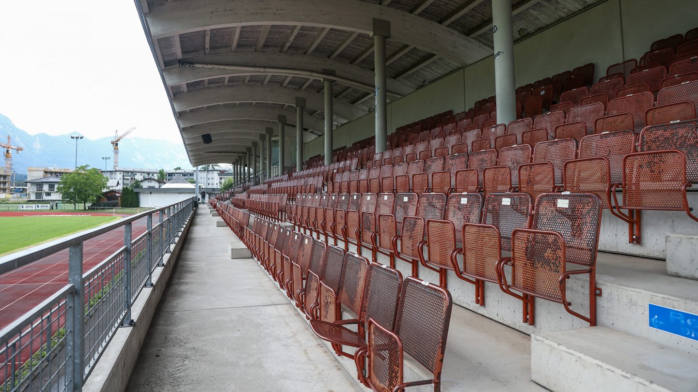 Tribüne in Wörgl