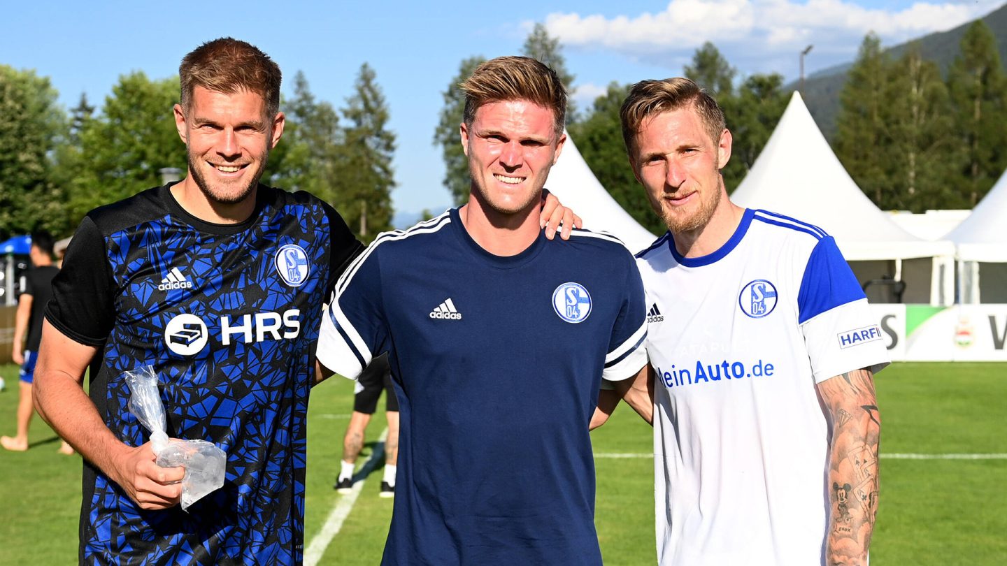 Simon Terodde, Marius Bülter und Sebastian Polter