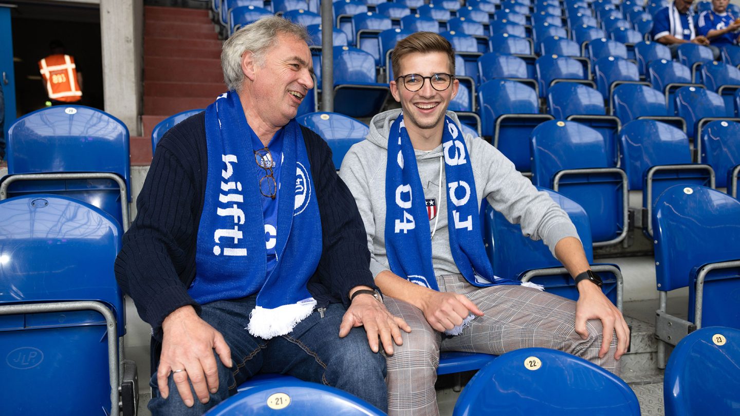 Herzenswünsche beim Spiel gegen den SC Freiburg