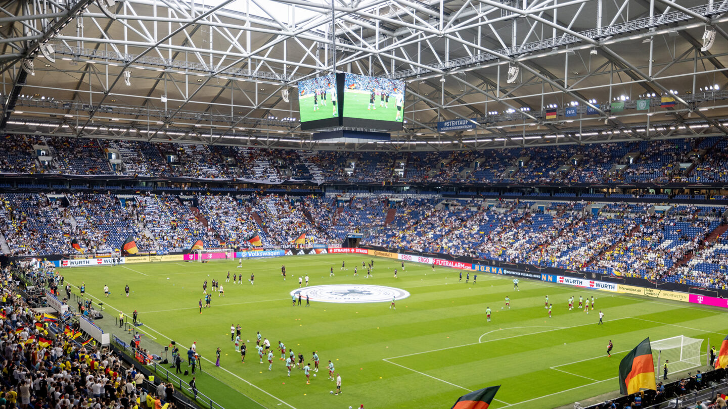 Länderspiel in der VELTINS-Arena