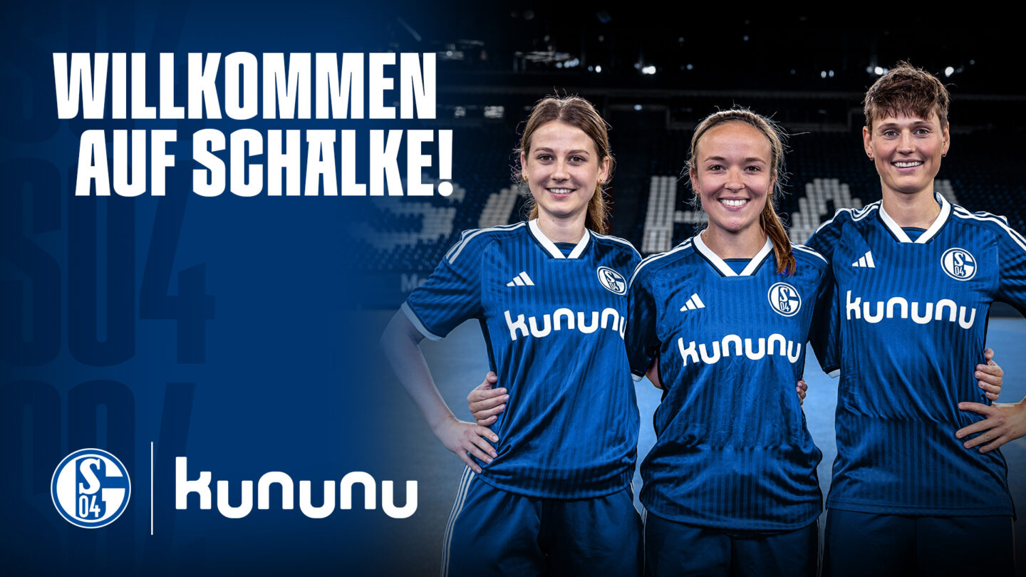kununu ist neuer Trikotsponsor der S04-Frauen und -Juniorinnen