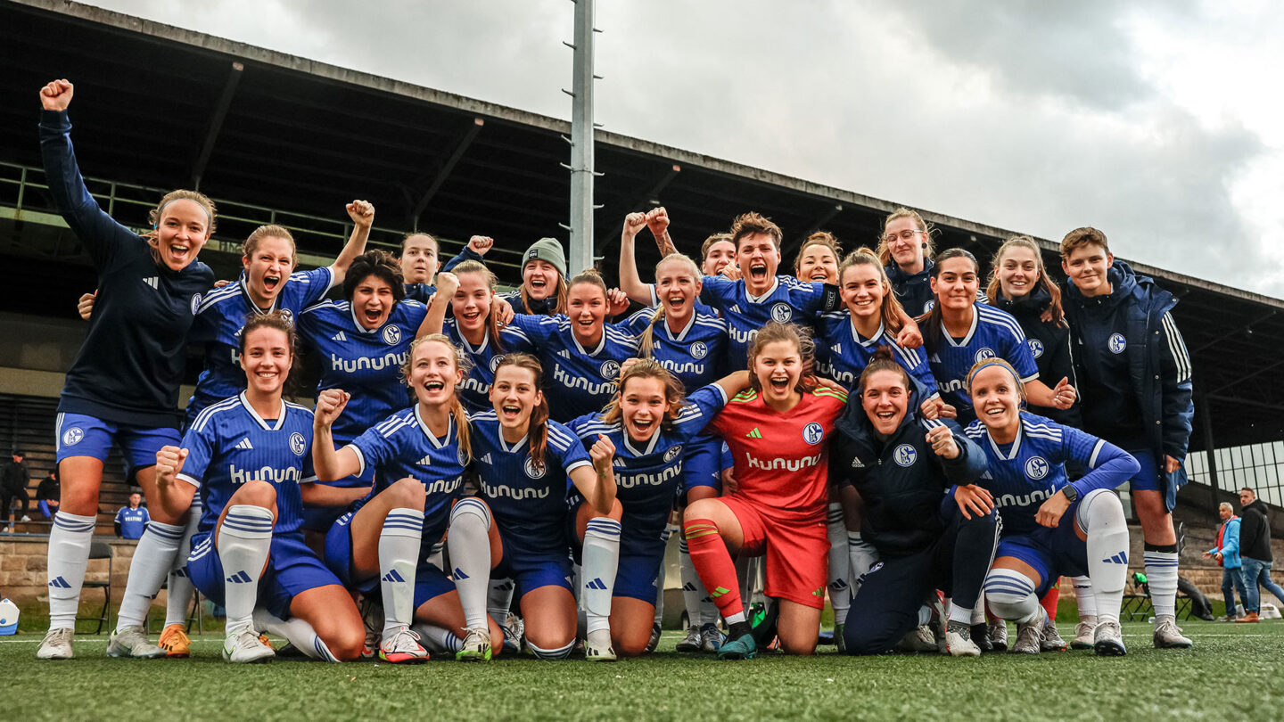 Team I feiert einen Sieg