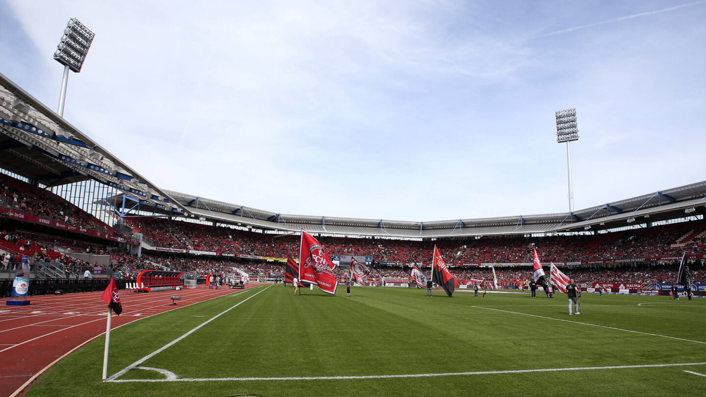 Totale vom Max-Morlock-Stadion