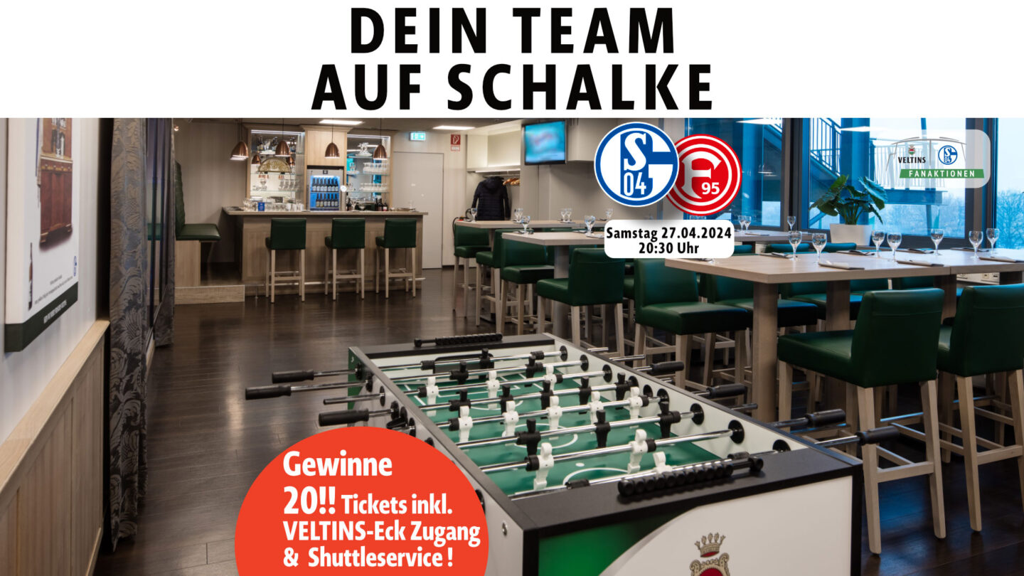 Dein Team auf Schalke: Jetzt 20 Heimspiel-Tickets gewinnen