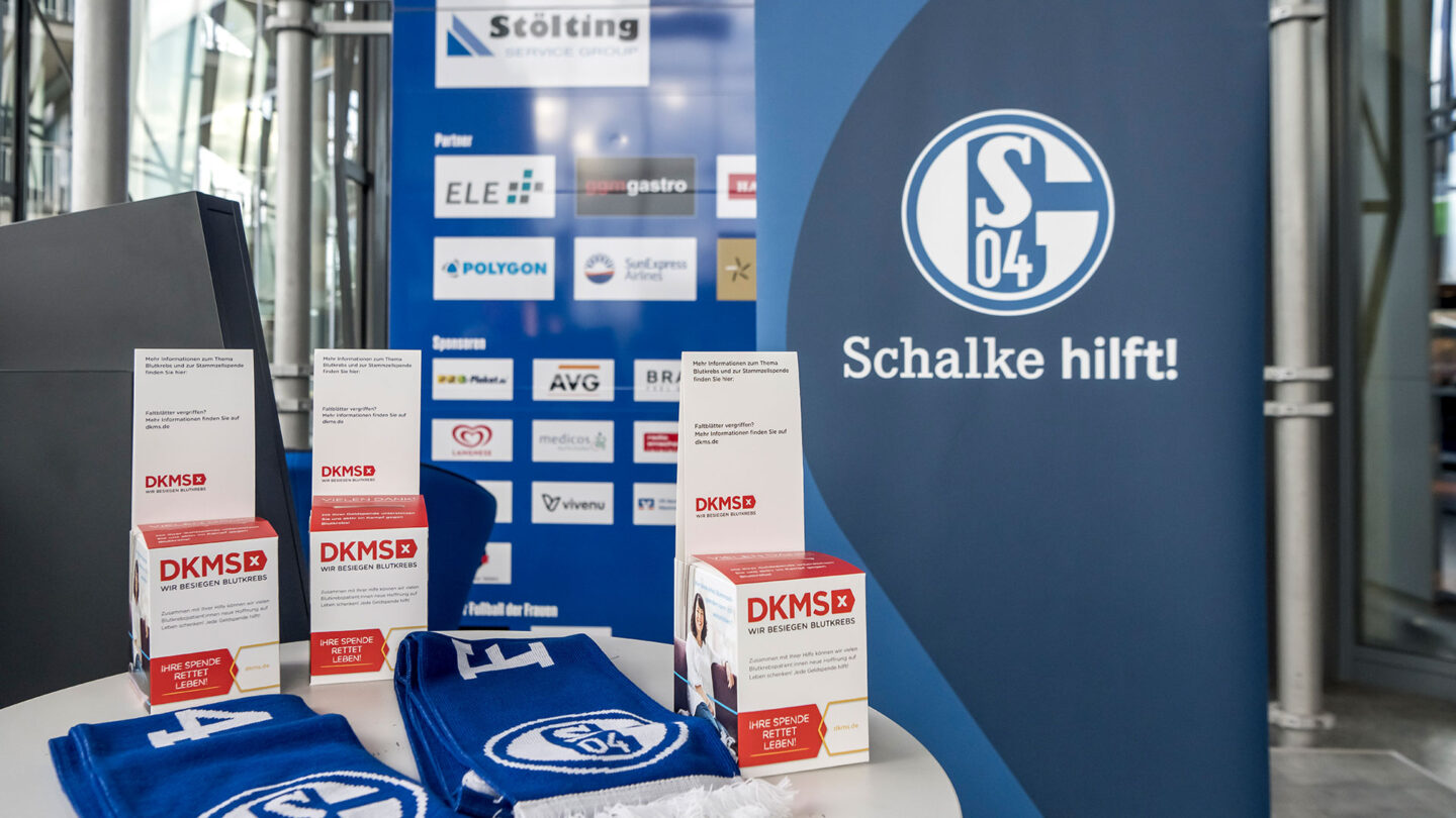 DKMS-Registrierungsaktion auf Schalke