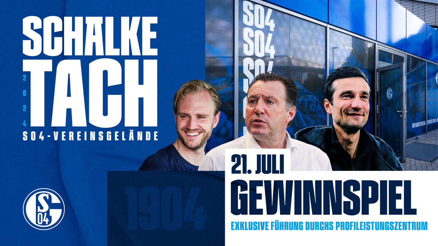 Gewinnspiel für den Schalke-Tach: Exklusive Führungen durchs Profileistungszentrum
