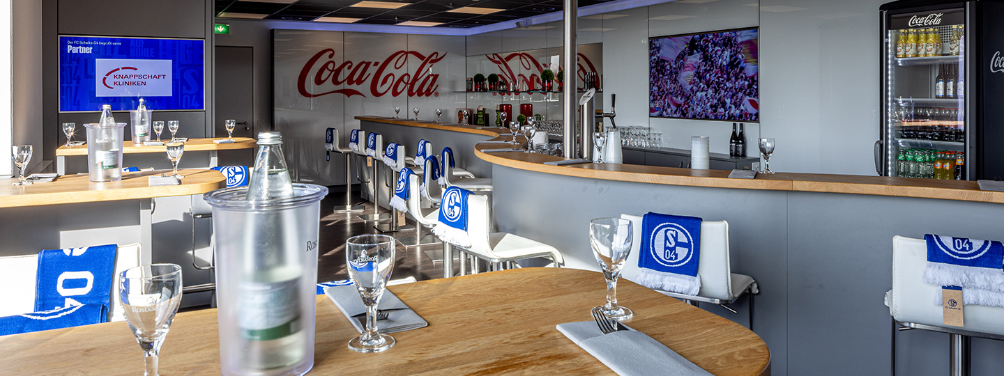 Coca-Cola Sportsbar in der VELTINS-Arena