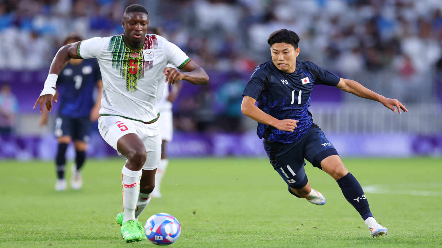 Ibrahima Cissé im Spiel gegen Japan
