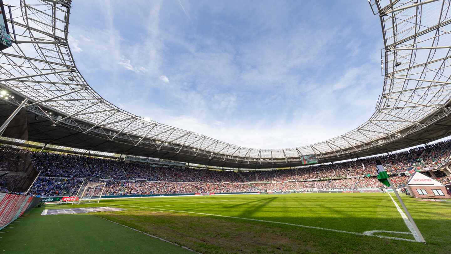 Rundblick ins Hannoveraner Stadion