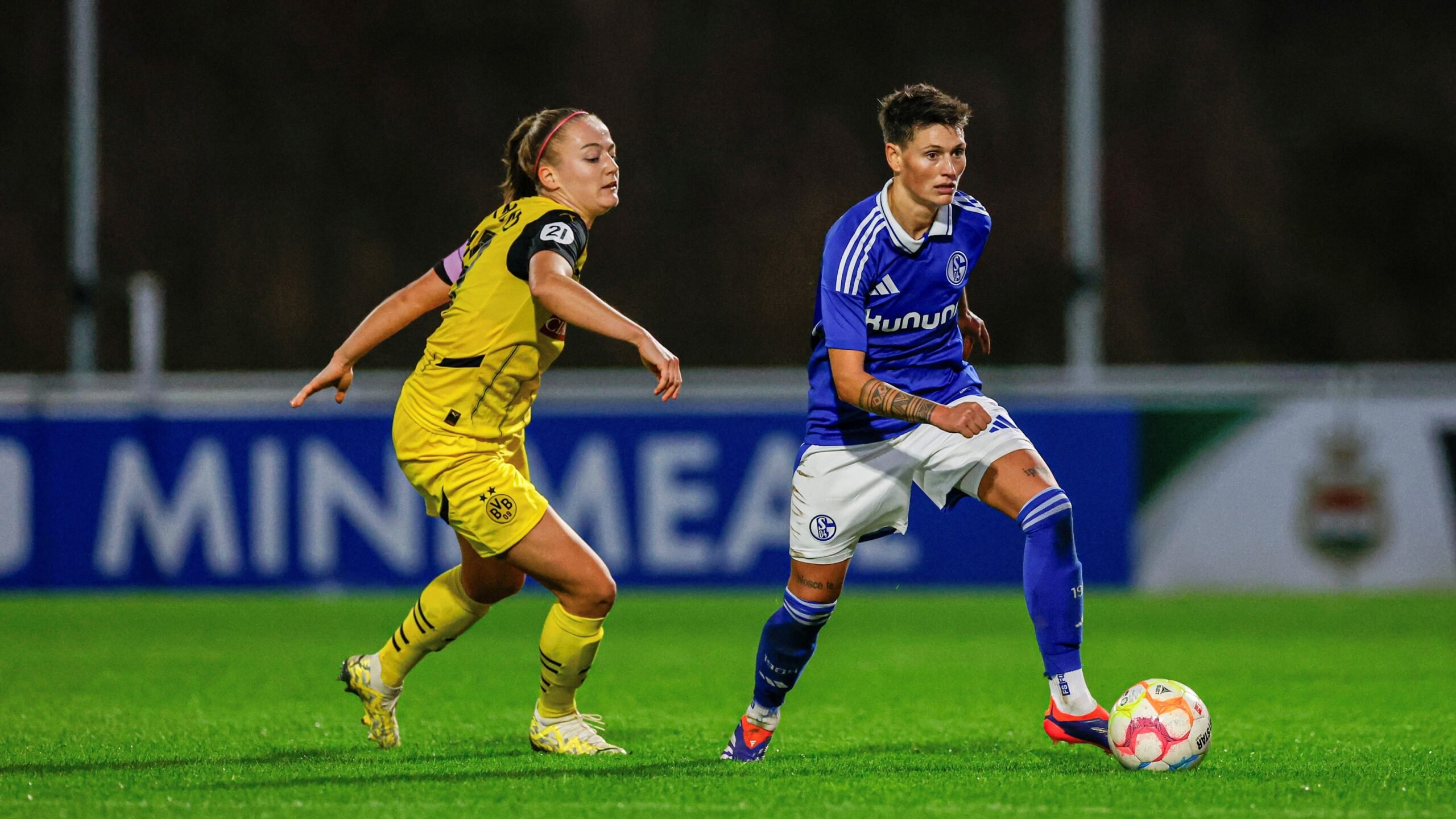 Shari Noffke im Spiel gegen den BVB