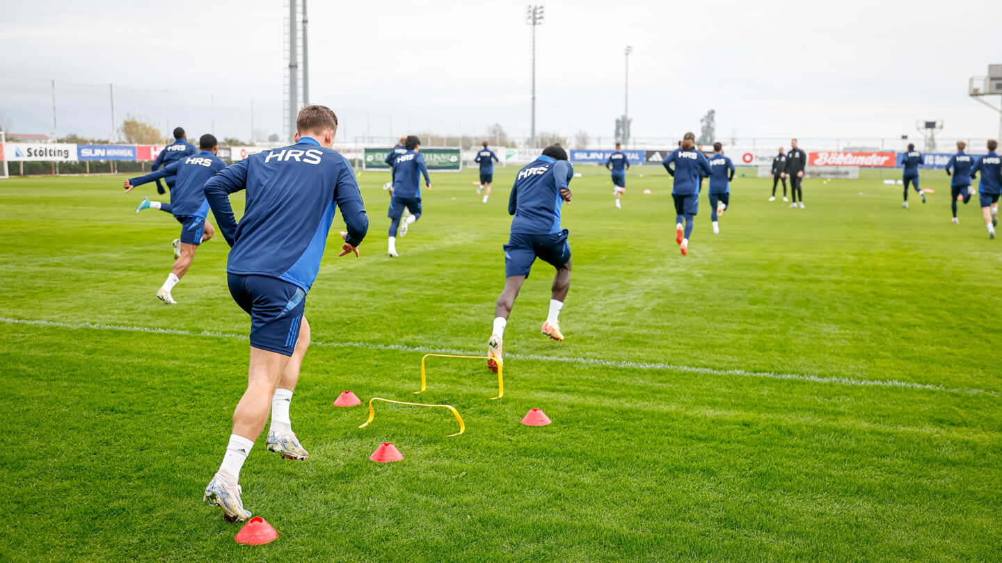 Trainingsauftakt in Belek