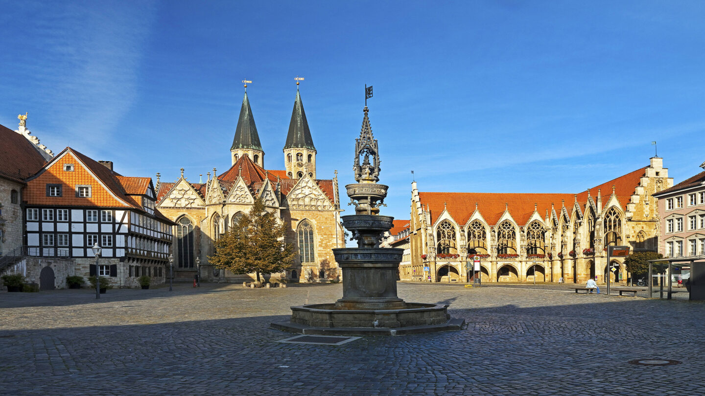 Der Altstadtmarkt in Braunschweig