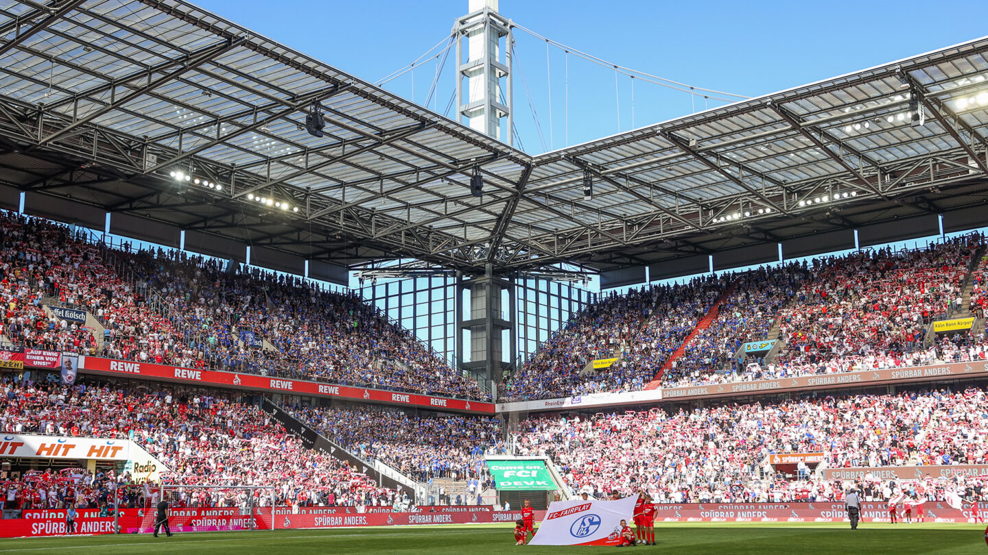 Kölner Stadion beim letzten Schalker Gastspiel