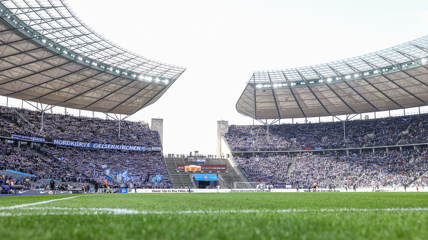 Gästekurve im Berliner Olympiastadion