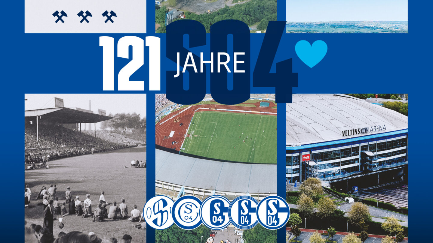 Grafik zum 121. Vereinsgeburtstag des FC Schalke 04
